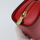 LOUIS VUITTON Epi Dauphine PM Pouch Castilian Red M48447 LV Auth BA8367-8
