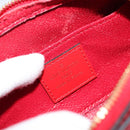 LOUIS VUITTON Epi Dauphine PM Pouch Castilian Red M48447 LV Auth BA8367-9