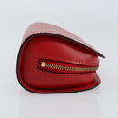 LOUIS VUITTON Epi Dauphine PM Pouch Castilian Red M48447 LV Auth BA8367-3