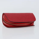 LOUIS VUITTON Epi Dauphine PM Pouch Castilian Red M48447 LV Auth BA8367-5