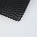 LOUIS VUITTON Epi Agenda PM Day Planner Cover Black R20052 LV Auth BA8369-16