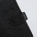 LOUIS VUITTON Epi Agenda PM Day Planner Cover Black R20052 LV Auth BA8369-17