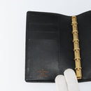 LOUIS VUITTON Epi Agenda PM Day Planner Cover Black R20052 LV Auth BA8369-19