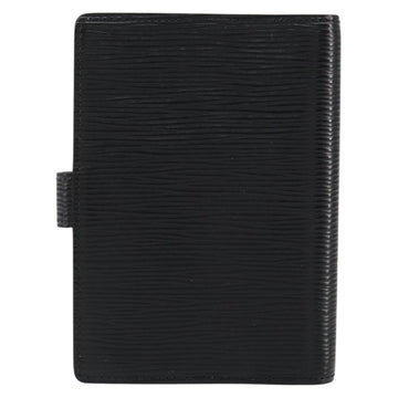 LOUIS VUITTON Epi Agenda PM Day Planner Cover Black R20052 LV Auth BA8369 - 0