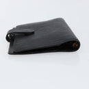 LOUIS VUITTON Epi Agenda PM Day Planner Cover Black R20052 LV Auth BA8369-5