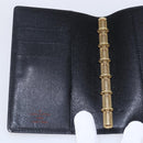 LOUIS VUITTON Epi Agenda PM Day Planner Cover Black R20052 LV Auth BA8370-14