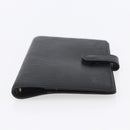 LOUIS VUITTON Epi Agenda PM Day Planner Cover Black R20052 LV Auth BA8370-7
