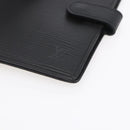 LOUIS VUITTON Epi Agenda PM Day Planner Cover Black R20052 LV Auth BA8370-8