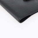 LOUIS VUITTON Epi Agenda PM Day Planner Cover Black R20052 LV Auth BA8370-9
