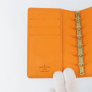 LOUIS VUITTON Epi Agenda PM Day Planner Cover Orange Mandarin R2005H Auth BA8371-15