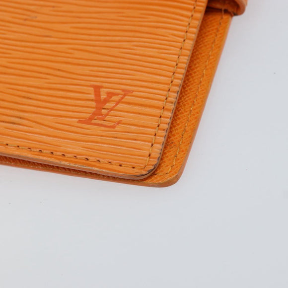 LOUIS VUITTON Epi Agenda PM Day Planner Cover Orange Mandarin R2005H Auth BA8371