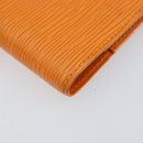 LOUIS VUITTON Epi Agenda PM Day Planner Cover Orange Mandarin R2005H Auth BA8371-9