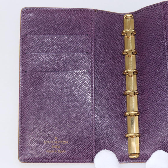 LOUIS VUITTON Epi Agenda PM Day Planner Cover Yellow R20059 LV Auth BA8372