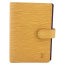 LOUIS VUITTON Epi Agenda PM Day Planner Cover Yellow R20059 LV Auth BA8372-13