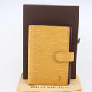 LOUIS VUITTON Epi Agenda PM Day Planner Cover Yellow R20059 LV Auth BA8372-12