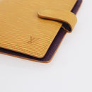 LOUIS VUITTON Epi Agenda PM Day Planner Cover Yellow R20059 LV Auth BA8372-14