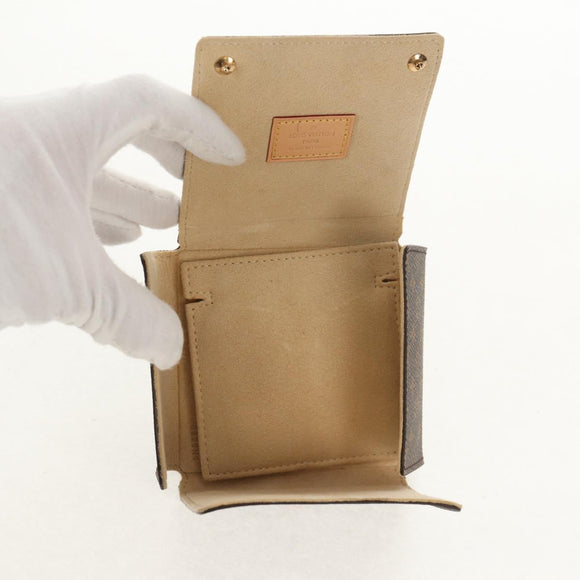 LOUIS VUITTON Monogram Jewelry case Jewelry Box LV Auth BA8373V