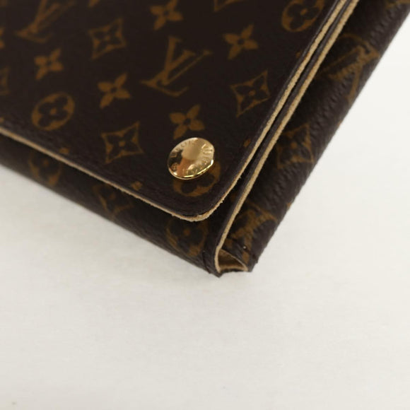 LOUIS VUITTON Monogram Jewelry case Jewelry Box LV Auth BA8373V