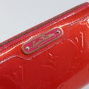 LOUIS VUITTON Vernis Trousse Cosmetic Pouch Pink Rose Pop M93647 LV Auth BA8375-13