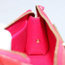 LOUIS VUITTON Vernis Trousse Cosmetic Pouch Pink Rose Pop M93647 LV Auth BA8375-17