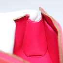 LOUIS VUITTON Vernis Trousse Cosmetic Pouch Pink Rose Pop M93647 LV Auth BA8375-18