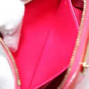 LOUIS VUITTON Vernis Trousse Cosmetic Pouch Pink Rose Pop M93647 LV Auth BA8375-19