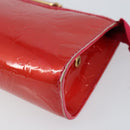 LOUIS VUITTON Vernis Trousse Cosmetic Pouch Pink Rose Pop M93647 LV Auth BA8375-8