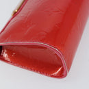 LOUIS VUITTON Vernis Trousse Cosmetic Pouch Pink Rose Pop M93647 LV Auth BA8375-9