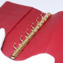 LOUIS VUITTON Vernis Agenda PM Day Planner Cover Rouge R21003 LV Auth BA8376-8
