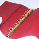 LOUIS VUITTON Vernis Agenda PM Day Planner Cover Rouge R21003 LV Auth BA8376-21