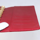 LOUIS VUITTON Vernis Agenda PM Day Planner Cover Rouge R21003 LV Auth BA8376-22