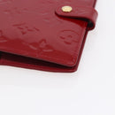 LOUIS VUITTON Vernis Agenda PM Day Planner Cover Rouge R21003 LV Auth BA8376-14