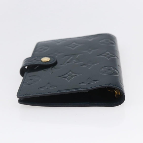 LOUIS VUITTON Vernis Agenda PM Day Planner Cover Bruny R21061 LV Auth BA8377