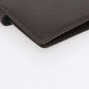 LOUIS VUITTON Taiga Agenda PM Day Planner Cover Grizzly R20434 LV Auth BA8378-16