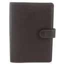 LOUIS VUITTON Taiga Agenda PM Day Planner Cover Grizzly R20434 LV Auth BA8378-13