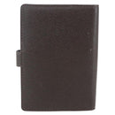 LOUIS VUITTON Taiga Agenda PM Day Planner Cover Grizzly R20434 LV Auth BA8378-2