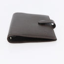 LOUIS VUITTON Taiga Agenda PM Day Planner Cover Grizzly R20434 LV Auth BA8378-6