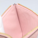 LOUIS VUITTON Monogram Empreinte Portefeuille Clemence Pouch Pink LV Auth BA8379-12
