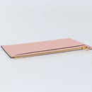 LOUIS VUITTON Monogram Empreinte Portefeuille Clemence Pouch Pink LV Auth BA8379-5