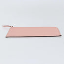 LOUIS VUITTON Monogram Empreinte Portefeuille Clemence Pouch Pink LV Auth BA8379-6