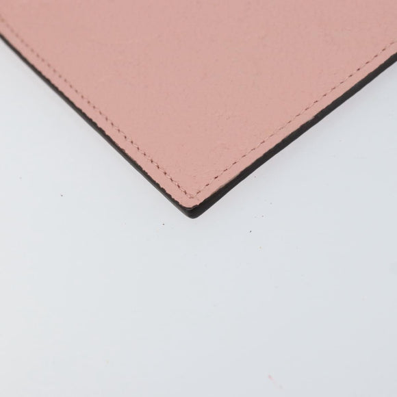 LOUIS VUITTON Monogram Empreinte Portefeuille Clemence Pouch Pink LV Auth BA8379