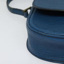 LOUIS VUITTON Epi Saint Cloud PM Shoulder Bag Blue M52195 LV Auth BA838-14