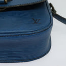 LOUIS VUITTON Epi Saint Cloud PM Shoulder Bag Blue M52195 LV Auth BA838-15