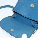 LOUIS VUITTON Epi Saint Cloud PM Shoulder Bag Blue M52195 LV Auth BA838-19