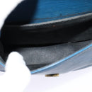 LOUIS VUITTON Epi Saint Cloud PM Shoulder Bag Blue M52195 LV Auth BA838-10