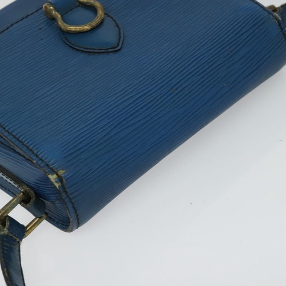 LOUIS VUITTON Epi Saint Cloud PM Shoulder Bag Blue M52195 LV Auth BA838