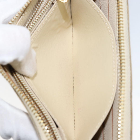 LOUIS VUITTON Damier Azur Zippy Wallet Long Wallet N60019 LV Auth BA8381