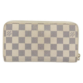 LOUIS VUITTON Damier Azur Zippy Wallet Long Wallet N60019 LV Auth BA8381 - 0