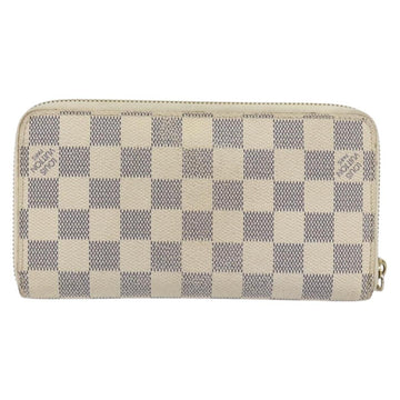 LOUIS VUITTON Damier Azur Zippy Wallet Long Wallet N60019 LV Auth BA8381 - 0