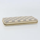 LOUIS VUITTON Damier Azur Zippy Wallet Long Wallet N60019 LV Auth BA8381-5